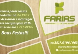 Comunicado Recesso Final de Ano